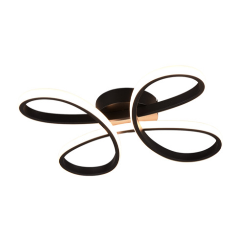 Trio Fly stropní světlo černá 645610132 TR645610132 Trio