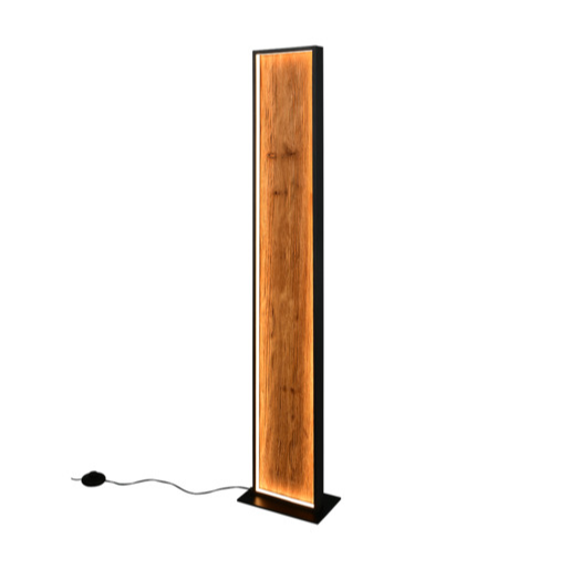 Trio Kalea stojací lampa dřevodekor 455510130 TR455510130 Trio