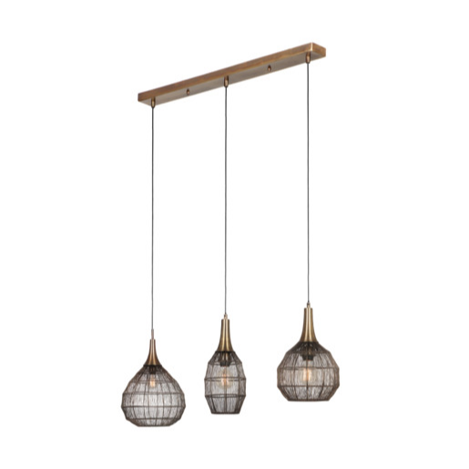 Trio Soraya závěsné světlo mosaz 365400304 TR365400304 Trio