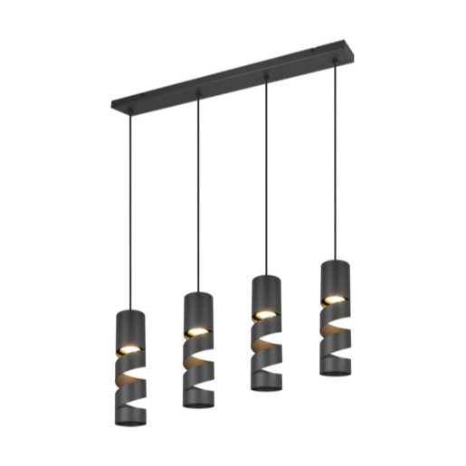 Trio Stream závěsné světlo černá 364000432 TR364000432 Trio