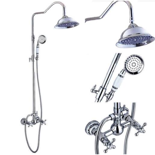 WF Provence sprchový systém s kohoutkovou baterií chrom SIKOBWFLSS WF
