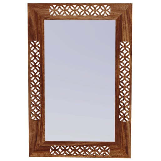 Zrcadlo Mira 60x90 cm z indického masivu palisandr MIRA-Z90 Mira