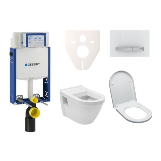 Cenově zvýhodněný závěsný WC set Geberit k zazdění + WC Integra vč. sedátka SIKOGE2V8 VitrA