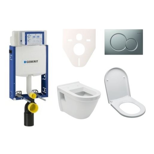 Cenově zvýhodněný závěsný WC set Geberit k zazdění + WC VitrA S50 SIKOGE2V3 VitrA