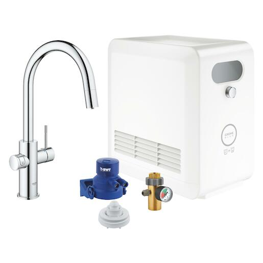 Grohe Blue Professional dřezová baterie s vytahovací sprškou chrom 31325002 G31325002 Grohe