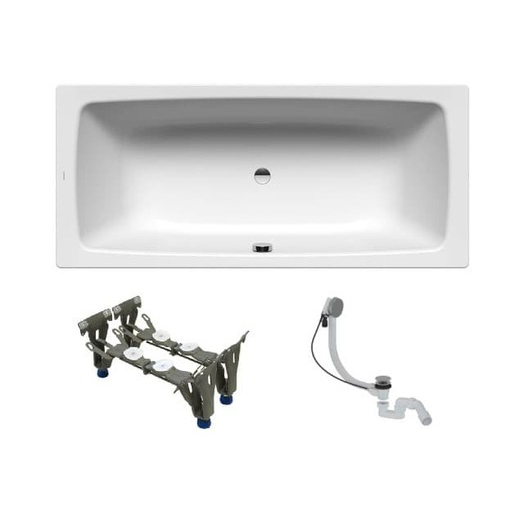 Kaldewei Cayono Duo obdélníková vana 180x80 cm smaltovaná ocel levá i pravá KWB725N Kaldewei