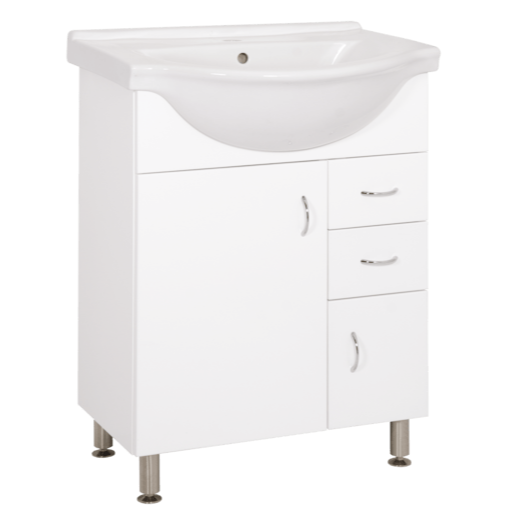 Keramia Pro koupelnová skříňka s umyvadlem 60x50 cm bílá PRO60DV Keramia