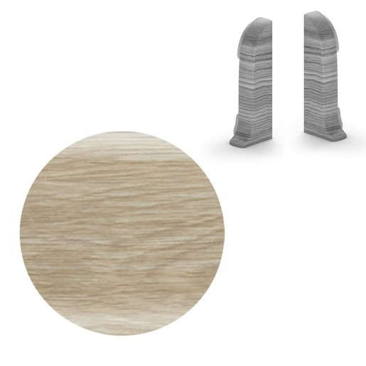 Koncovka k soklu Naturel dub Burgundy