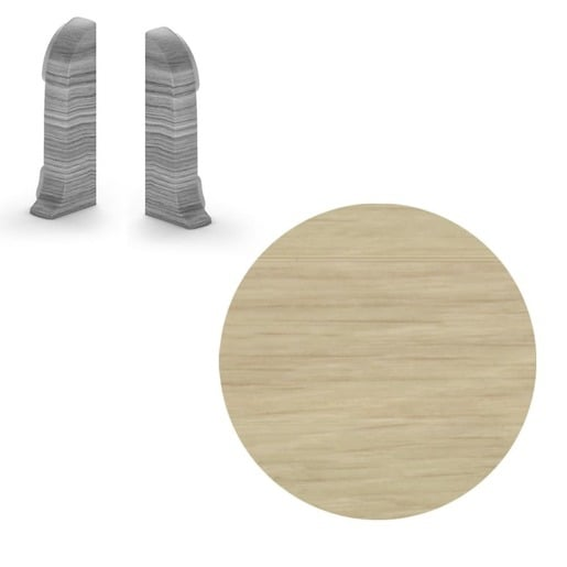 Koncovka k soklu Naturel dub unikát