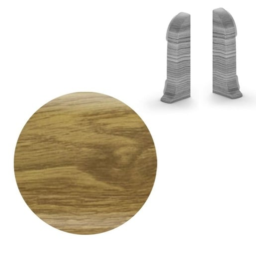 Koncovka k soklu Naturel dub vinný