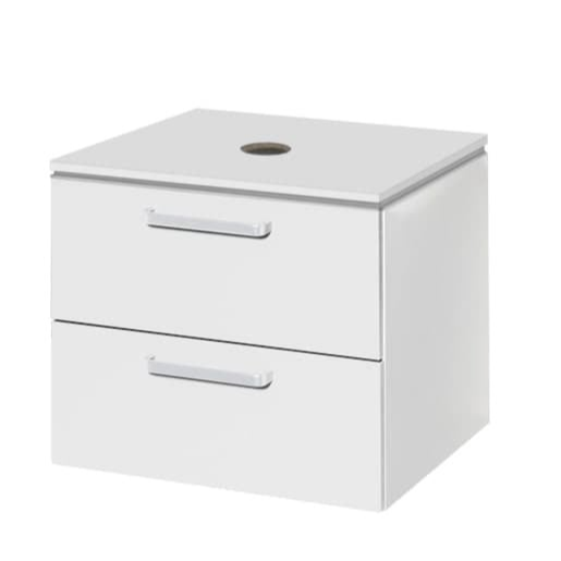 Koupelnová skříňka pod umyvadlo Naturel Vario Dekor 54x45 cm bílá VARIODESK60ZBIBL Naturel