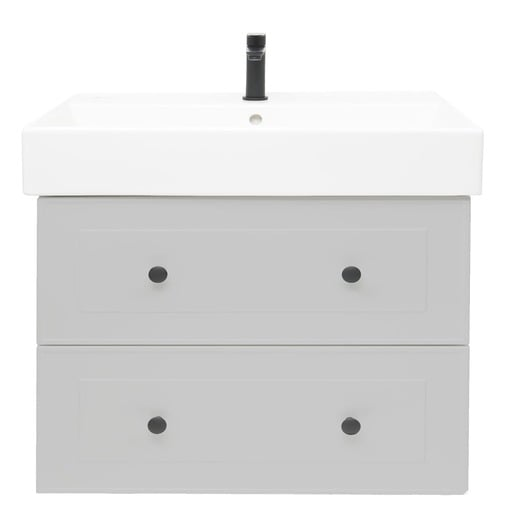 Koupelnová skříňka s umyvadlem Naturel Forli 100x53x46 cm šedá mat FORLI100GMUSAT Naturel