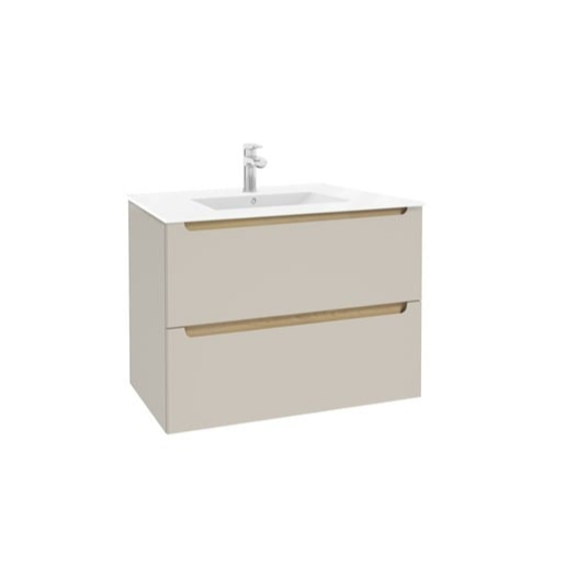 Koupelnová skříňka s umyvadlem Naturel Stilla 80x60x45 cm kašmír mat STILLADK08057U1 Naturel