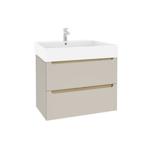 Koupelnová skříňka s umyvadlem Naturel Stilla 80x60x45 cm kašmír mat STILLADK08057U2 Naturel