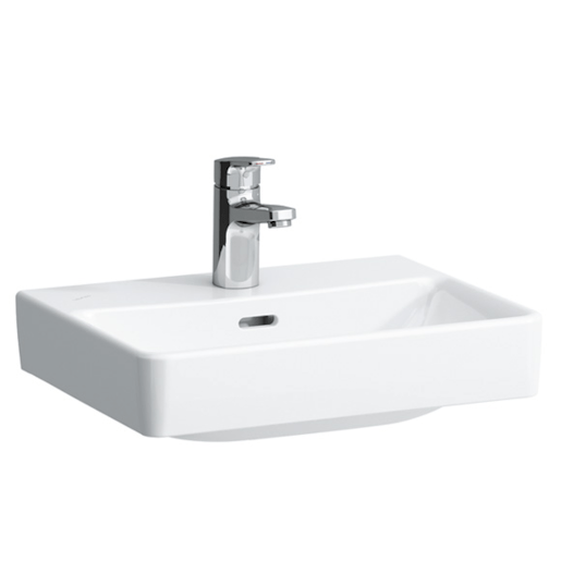 Laufen Pro S umývátko 45x34 cm otvor pro baterii uprostřed h8159610001041 1596.1.000.104.1 Laufen