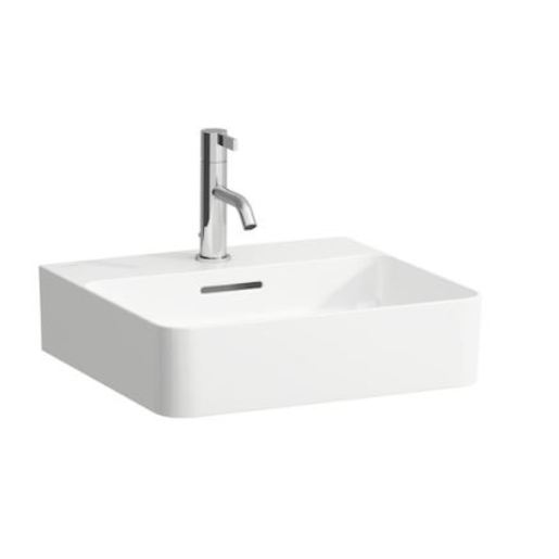 Laufen Val umývátko 45x42 cm otvor pro baterii uprostřed H8162804001041 Laufen