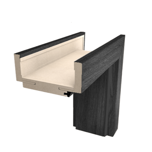 Obložková zárubeň Naturel 60 cm pro tloušťku stěny 9