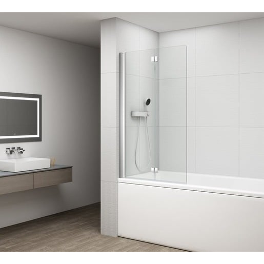 Polysan Rota vanová zástěna 150x120 cm chrom FA120 Polysan