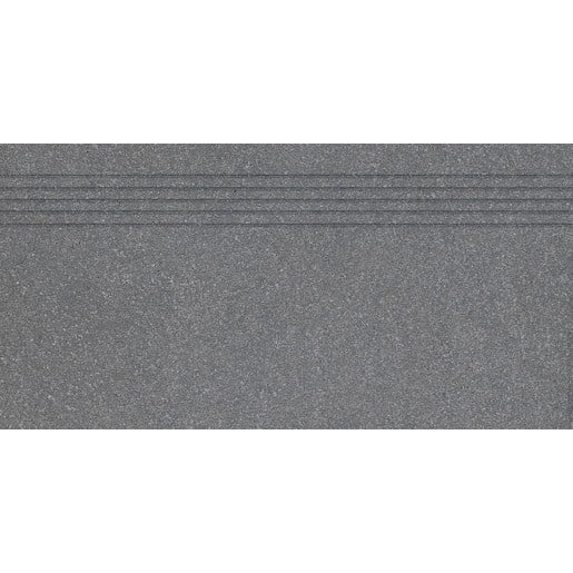 Schodovka Rako Block černá 30x60 cm mat DCPSR783.1 Rako