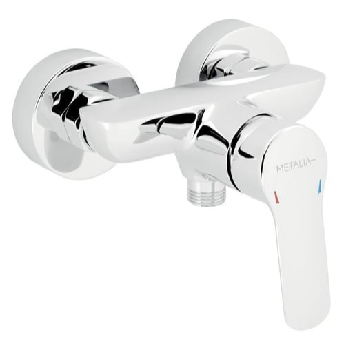 Sprchová baterie Novaservis Metalia 54 bez sprchového setu 100 mm chrom 54065/1