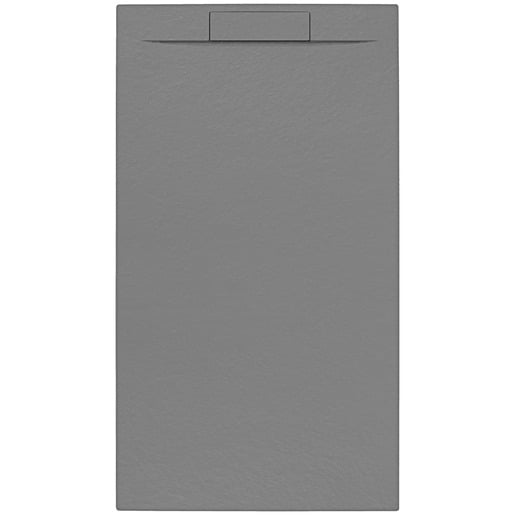 Sprchová vanička obdélníková SAT Fusion 140x90 cm litý mramor Gris SATFU14090GR SAT