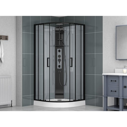 Sprchový box čtvrtkruh 90x90 cm SAT Project SATPROBOXS90CT SAT