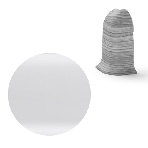 Vnější roh k soklu Naturel bílá