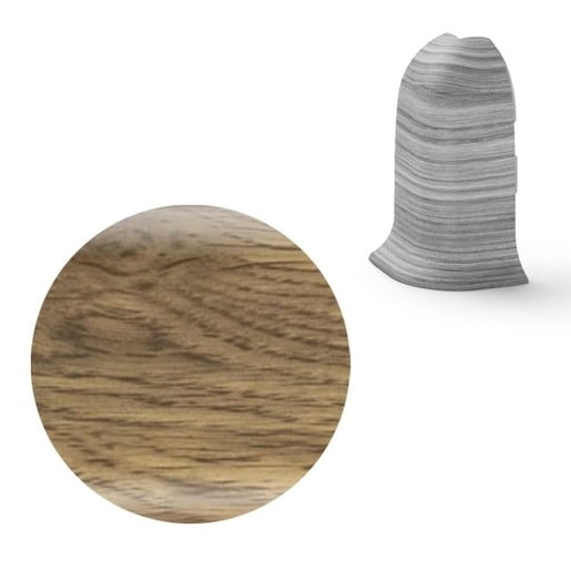 Vnější roh k soklu Naturel dub Argos