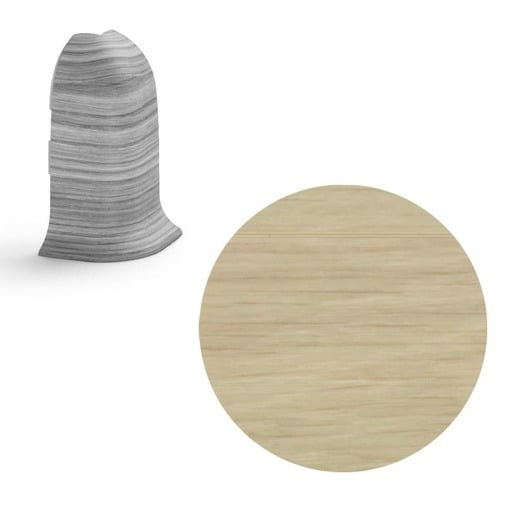 Vnější roh k soklu Naturel dub unikát