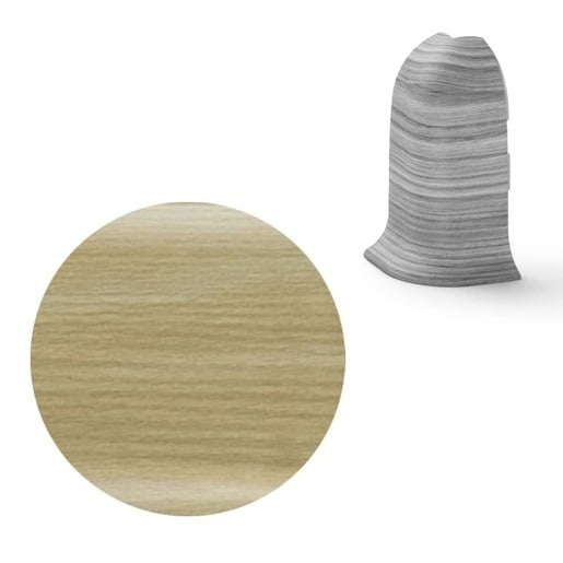 Vnější roh k soklu Naturel popelavě pastelová