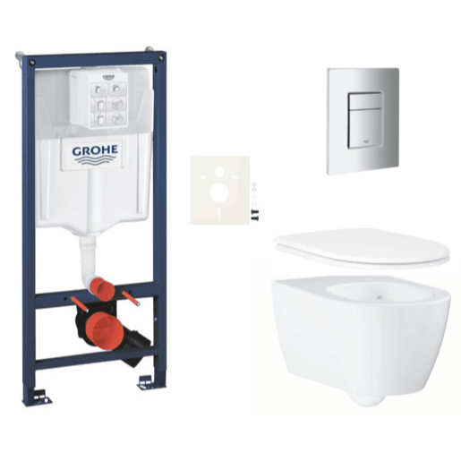 Závěsný wc set do lehkých stěn / předstěnová montáž GROHE Essence SIKOGRSESSCP00 Grohe
