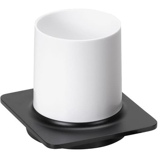 Bemeta ORGANIC BLACK držák kartáčků černá 167 111 010 Bemeta