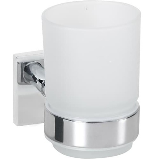 Bemeta QUADRA držák kartáčků stříbrná 169 110 012 Bemeta