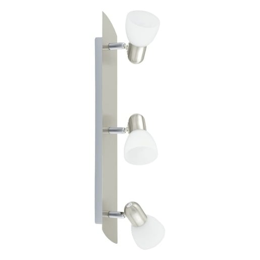 Eglo Enea osvětlení 7 cm sklo matné matný nikl 90 985 Eglo