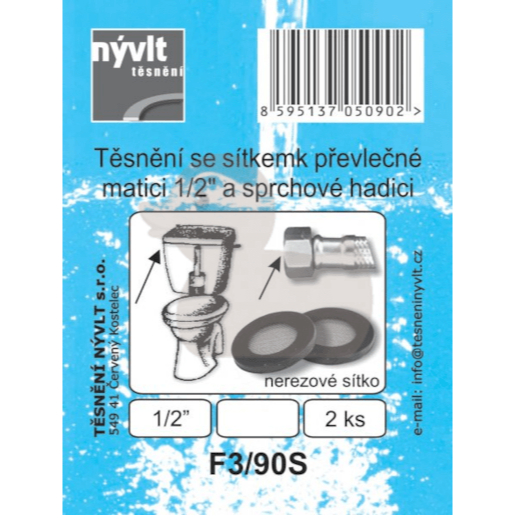 F3/90S 1/2 těs.se sítkem F390S Multi