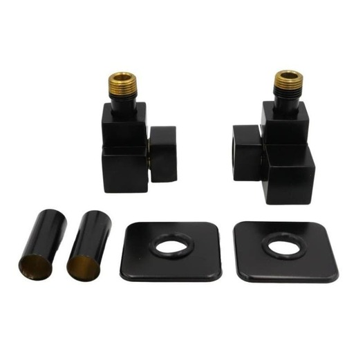 HOPA Edgee-Set ventil pro ústřední vytápění černá VENTILQUATTROSETB HOPA