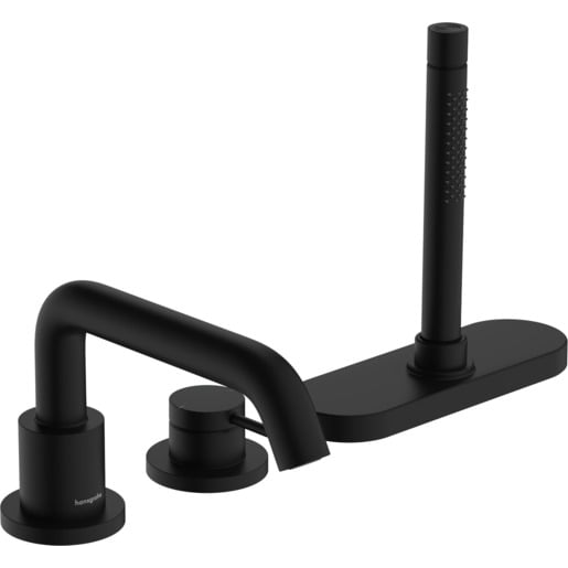 Hansgrohe Tecturis S vanová baterie bez podomítkového tělesa matná černá 73 447 670 Hansgrohe