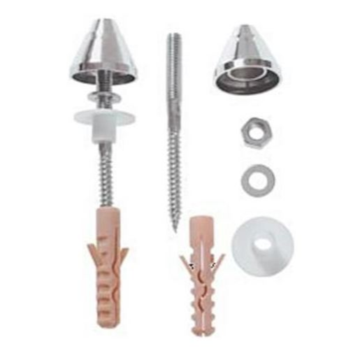 JIKA 8.9034.9.000.891.1 instalační sada s chromovými krytkami Jika