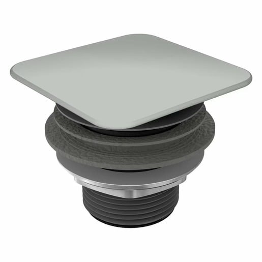 Kaldewei neuzavíratelný odtokový ventil se smaltovaným krytem odtoku cool grey 30 905900000663