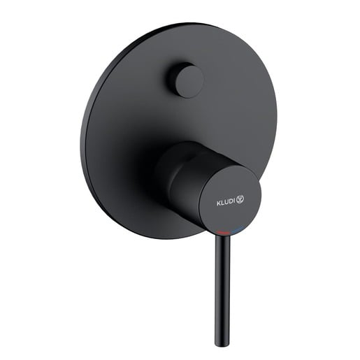 Kludi Bozz sprchová a vanová baterie bez podomítkového tělesa černá matná 387 593 976 Kludi