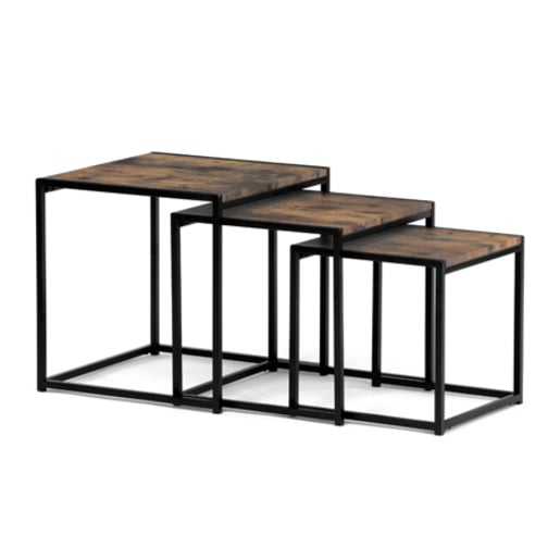 Konferenční stolek Autronic 45x45 cm hnědý MDF AF-3003 OLW Autronic