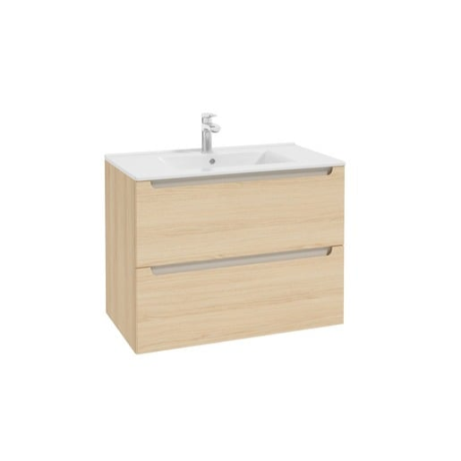 Koupelnová skříňka s umyvadlem Naturel Stilla 80x60x45 cm dub Vicenza mat STILLADV08057U1 Naturel