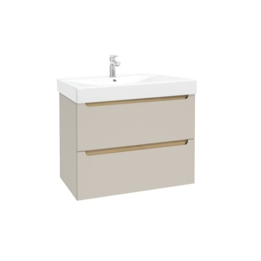 Koupelnová skříňka s umyvadlem Naturel Stilla 80x60x45 cm kašmír mat STILLADK08057U3 Naturel