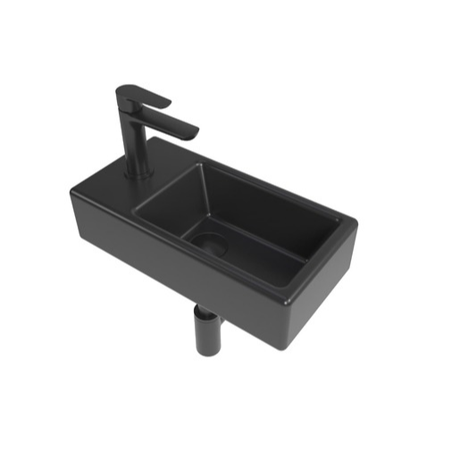 Koupelnový set levého závěsného umývátka Brevis 40