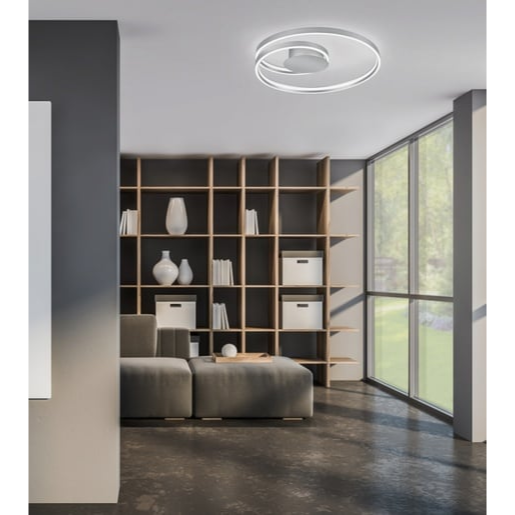 LED stropní osvětlení Cinque Ciola nikl 677210107