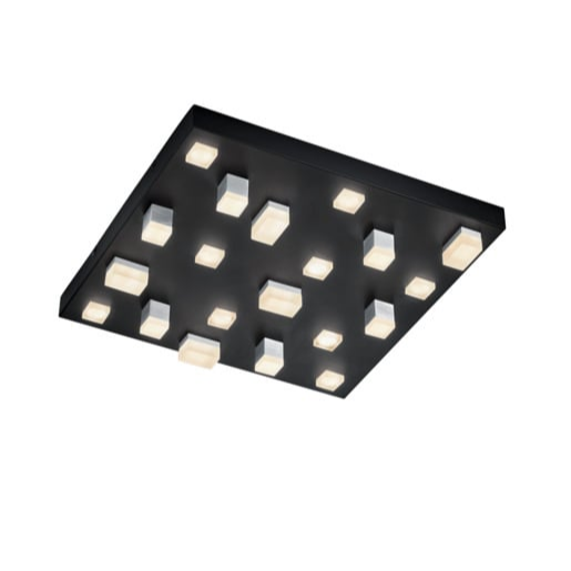 LED stropní osvětlení Cinque Civeto černá 673512032