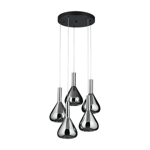 LED závěsné osvětlení Cinque Cipera černá 345030532