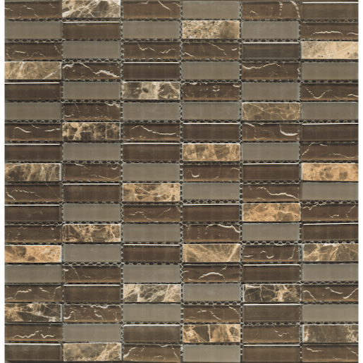 Mozaika Fineza Magic brown 30x30 cm lesk MAGICMOSBR Fineza