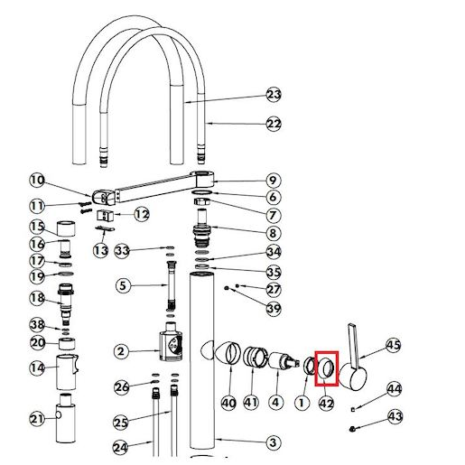 ND kroužek pod páku SIKOBSD176 SIKO