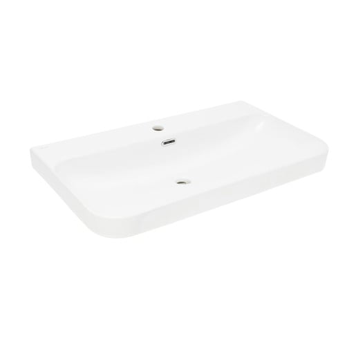 Nábytkové umyvadlo SAT Fusion 81x46 cm otvor pro baterii uprostřed SATFUS8046 SAT